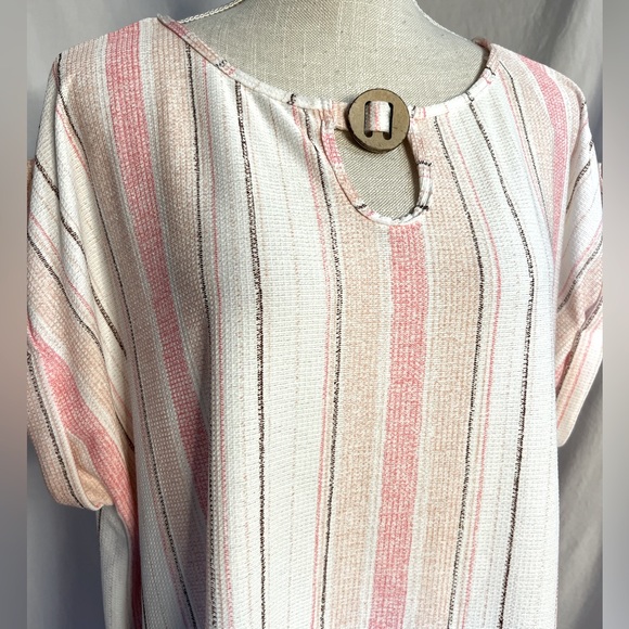 Cure Pink Striped Blouse - Picture 2 of 8